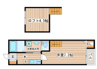 LINK STAGE郡山【2階】の間取り