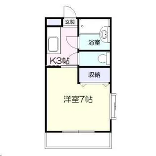 加納ビル A棟【2階】の間取り