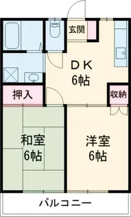 メゾンソレイユI【2階】の間取り