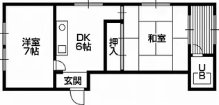 平賀マンション【2階】の間取り