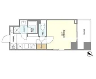 ナーベルお茶の水【8階】の間取り