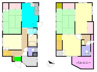 長崎県長崎市大橋町【一戸建】の間取り