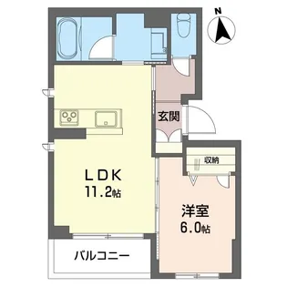 ワデン【1階】の間取り