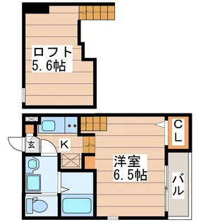 ハーモニーテラス大和町II【1階】の間取り
