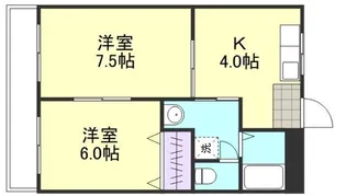 グランドールマンション【3階】の間取り