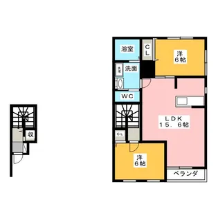 Bagus Meijo Park【2階】の間取り