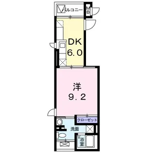 プラシード戸越【4階】の間取り