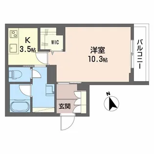 グラン ロフォス (Gran Rofosu)【3階】の間取り