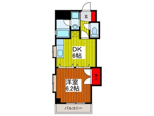ティアラ21【6階】の間取り