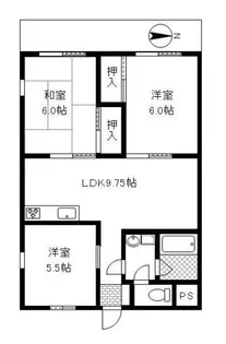 メゾンラフォーレII【3階】の間取り