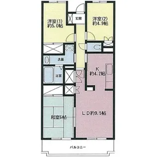 パストラル本厚木【2階】の間取り