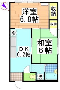 メゾン春日【1階】の間取り