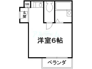 アルカディア五条坂【5階】の間取り