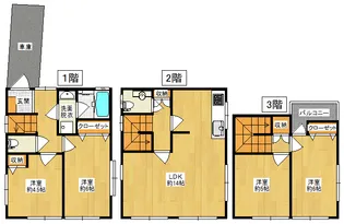 東京都世田谷区野沢1【一戸建】の間取り
