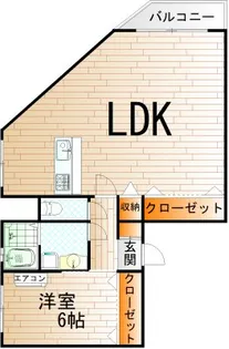 グレイス香春口【3階】の間取り