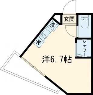 Cube Kanamachi V【2階】の間取り