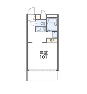 レオパレスビアンカ【1階】の間取り