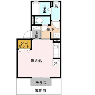 テラー・ウエスト新芦屋【2階】の間取り