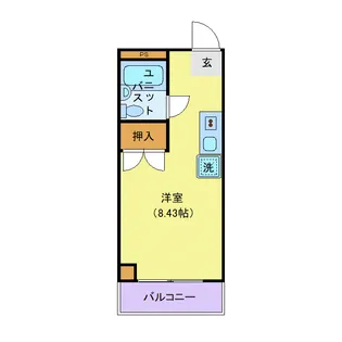 グランドール横倉【3階】の間取り