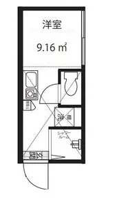 エムズコート深沢【1階】の間取り
