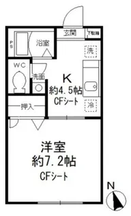 Sta fiore【1階】の間取り