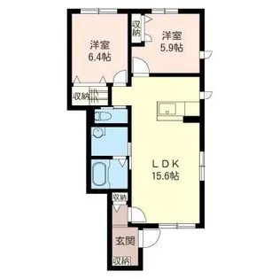 オーブ II【1階】の間取り