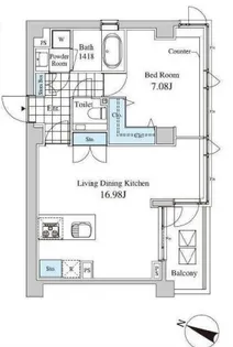 Casa Albore (カーサアルボーレ)【5階】の間取り