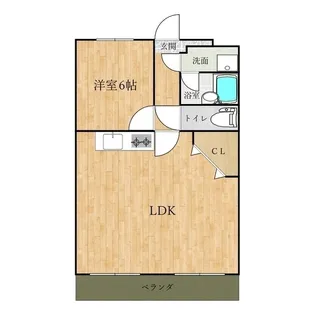 ホワイトハイツ【3階】の間取り