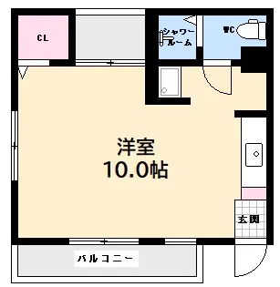コーポみささ【2階】の間取り