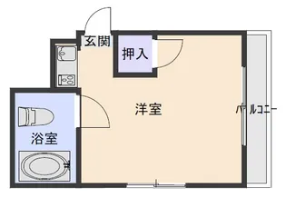ジュネス代々木【4階】の間取り