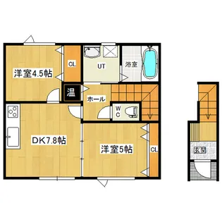 Cuore(クォーレ)【2階】の間取り