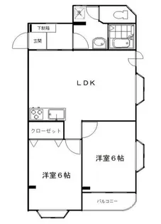 神奈川県横浜市旭区白根4【マンション】の間取り
