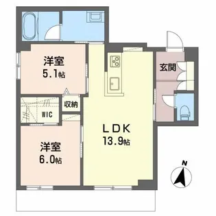 ル・フレーズ【1階】の間取り