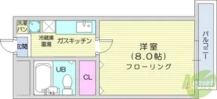 サンシャレイ中島丁【1階】の間取り