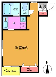 ローズガーデン矢切【1階】の間取り