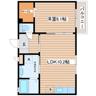 ツリータウン【2階】の間取り