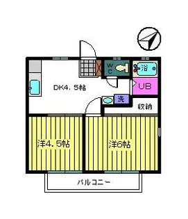 静岡県静岡市葵区千代田2【アパート】の間取り