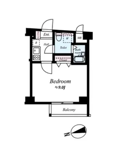 東京都世田谷区上北沢5【マンション】の間取り