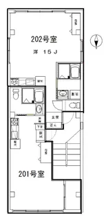 Joymark studio【2階】の間取り