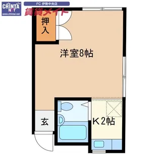 ハウスYAGI【1階】の間取り