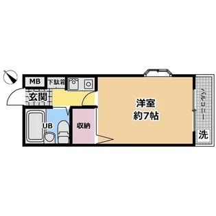 エピュート雪谷【1階】の間取り