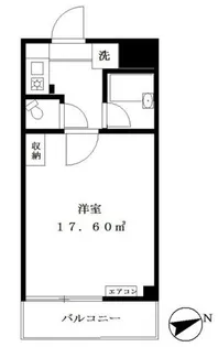 アーバンオルム府中【1階】の間取り