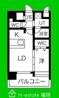 福岡県福岡市早良区城西2【マンション】の間取り