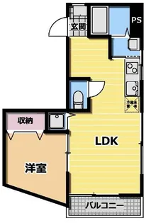 Housekul千駄木ビル【3階】の間取り
