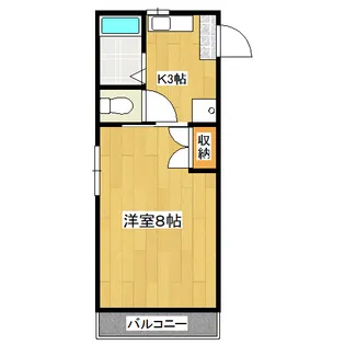 リトルハイム長岡【1階】の間取り