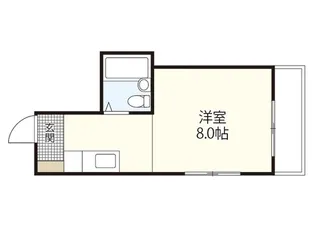 コーポ堺町【3階】の間取り