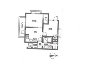イーグルパレス【2階】の間取り