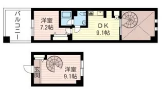 レジデンスシャルマン月島の間取り