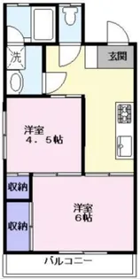 人見フェリスハイツ【3階】の間取り