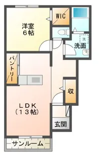 エクシブ【1階】の間取り